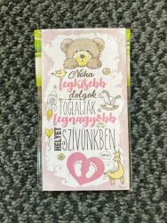  Fa mágnes - A legkisebb dolgok lány- Ajándék babáknak - Ajándék ötlet babalátogatóba (HFD013)