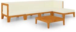 vidaXL Set mobilier de grădină cu perne, 6 piese, lemn masiv de acacia (3058110)