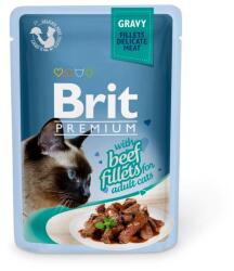 Brit Premium Cat Gravy - Beef Fillets 24 x 85 g