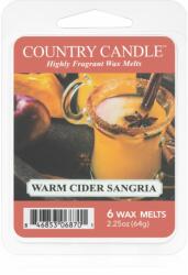 Country Candle Warm Cider Sangria ceară pentru aromatizator 64 g