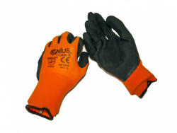 Nano-Metre Industrial Limited Mănuși din nylon cu palma căptușită cu spumă de latex (EN 2131), portocaliu-negru, XXL (NM1350F-OR-BLX) (MK-NM1350F-OR-BLX)