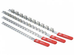 Genius Tools șină de depozitare pentru chei cu cap de chei cu aer comprimat, 2 buc, 3/8" (010153) (MK-010153)