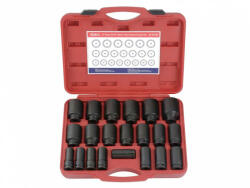 Genius Tools seturi de chei pneumatice, metrice, lungi, 3/4", 21 de bucăți (DI-621M) (MK-DI-621M)
