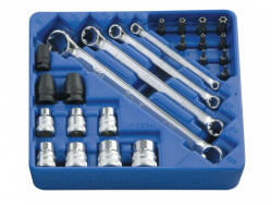 Genius Tools set torx, tip E+T, 24 bucăți (TX-2324) (MK-TX-2324) Cheie tubulara