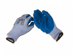 Nano-Metre Industrial Limited Mănuși tricotate din policotonă cu palmă din latex (EN 2142), albastru, XL (NM10902-GR/BA) (MK-NM10902-GR-BA)