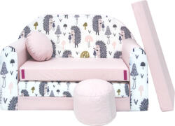 Welox Canapea pentru copii Aricii - roz