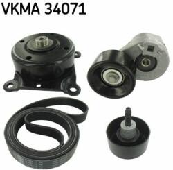 SKF Set curea transmisie cu caneluri SKF VKMA 34071 (VKMA 34071) - automobilus