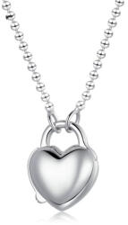 GALAS Colier cu lantisor din argint 925 Heart Lock Necklace Chain Love (BSN227)