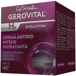Gerovital H3 Evolution ránctalanító krém, intenzíven hidratáló, nappali SPF10 faktorral, 50 ml