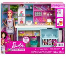 Mattel Set de joaca pentru copii, papusa Barbie cu brutarie, 30 cm, 1710303
