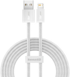 Baseus Cablu Baseus Dynamic USB la Lightning, 2, 4 A, 2 m (alb)