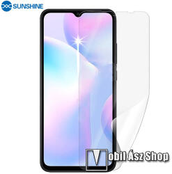 SUNSHINE Hydrogel TPU képernyővédő fólia - Ultra Clear, ÖNREGENERÁLÓ! - 1db, TOKBARÁT - Xiaomi Redmi 9 / 9 Prime / 9A / 9AT / 9i Sport / 9A Sport / 9C / 9C NFC
