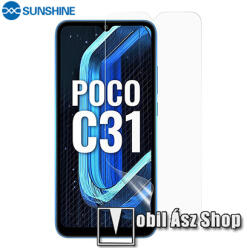 SUNSHINE Hydrogel TPU képernyővédő fólia - Ultra Clear, ÖNREGENERÁLÓ! - 1db, TOKBARÁT - Xiaomi Poco C31