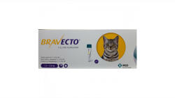 MSD Bravecto Spot On Pisica 1.2-2.8 kg, 112.5 mg, 1 pipeta