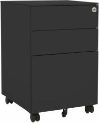 vidaXL Dulap dosare mobil, antracit, 39x45x60 cm, oțel (335981) Dulap arhivare