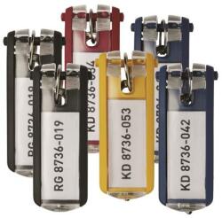 Durable Kulcscímke műanyag Durable KEY CLIP vegyes színek (DB195700)