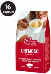 Italian Coffee 16 Capsule Italian Coffee Espresso Cremoso - Compatibile Bialetti Mokespresso