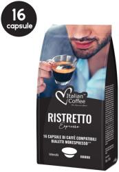 Italian Coffee 16 Capsule Italian Coffee Espresso Ristretto - Compatibile Bialetti Mokespresso