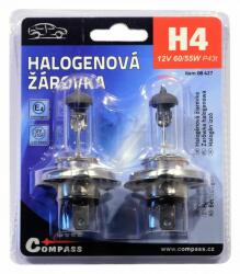 Compass Izzó 12V H4 60/55W P43t blister 2 db (08427)