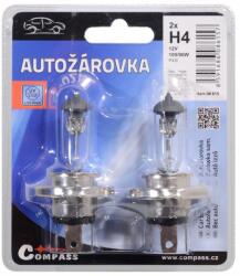 Compass Izzó 12V H4, 100/90W P43t blister 2 db (08615)