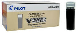Pilot Set 12 rezerve marker whiteboard Pilot VBoard Master, Negru (PWBS-VBM-B-BAX12)