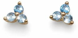 Oliver Weber Csillogó aranyozott fülbevalók cirkónium kövekkel 22988G - mall
