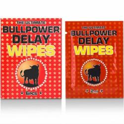 Cobeco Pharma Servetele pentru intarzierea ejacularii Bull Power Wipes Delay 6x2ml