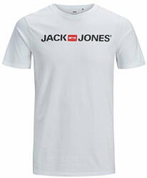 JACK & JONES Férfi póló JJECORP 12137126 White (méret S)