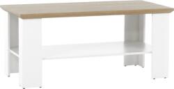 Mobikon Masuta de cafea din pal alb si maro stejar grand Leon 120x60x55 cm (0000264791) Masa de cafea