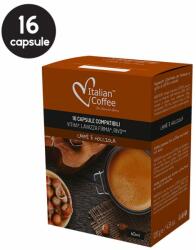 Italian Coffee 16 Capsule Italian Coffee Nocciola - Compatibile Lavazza Firma