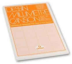 CANSON Hartie milimetrica CANSON, A3, 50 file/set, imprimata Bleu, 90 g/mp (67111)