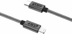 Next One Cablu de date NEXT ONE USB-C - Lightning, Metalic, 1.2 m (Gri) (LGHT-USBC-MET-SG)