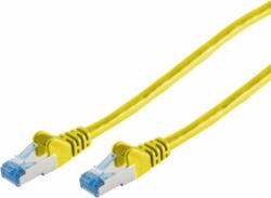 S-Conn S/FTP CAT6a Patch kábel 3m Sárga (75713-Y)