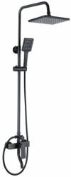 Rea Coloana de dus cu pipa cada Rea Hass negru mat (5902557369300)