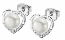 Lotus Silver Gyengéd ezüst fülbevaló cirkónium kővel és gyöngyökkel 2 az 1-ben LP3308-4/1 - mall