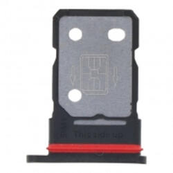 OnePlus Nord 2 5G DualSim sim kártya tartó tálca, fekete (gyári)