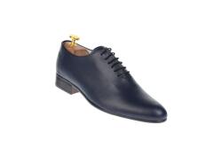 NIC-MAR Oferta marimea 40 -Pantofi barbati eleganti din piele naturala de culoare bleumarin inchis LNIC5BLMBOX