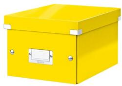 LEITZ Cutie depozitare LEITZ WOW Click & Store, carton laminat, mica, galben (L-60430016) - birotica-asp