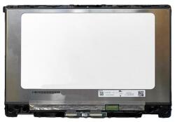 NBA001LCD10112427 Gyári Hp Pavilion 14-DH05 1366*768 fekete LCD kijelző érintővel kerettel előlap, fekete kábeles verzió (NBA001LCD10112427)