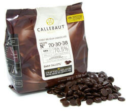 Callebaut Ciocolata Neagra 70.5% Recipe 70-30-38, 400 g, Callebaut (70-30-38-E0-D94)