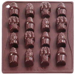 Pavoni Forma Silicon Chocoice Cupcakes, 16 cavitati (CHOCO15)