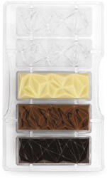 Decora Matrita Policarbonat Ciocolata, Tablete 8.5x3 cm, 5 Cavitati, 20x12xH2 cm (50153) Forma prajituri si ustensile pentru gatit
