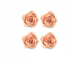 Decora Decor Zahar - Trandafiri Frez Piersica O 3.5 cm, 30 buc (500010)