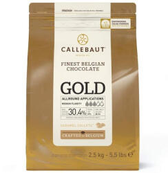 Callebaut Ciocolata Alba cu Caramel 30.4% GOLD, 2.5 kg Callebaut (CHK-R30GOLD-E4-U70)