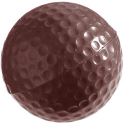Chocolate World Matrita Policarbonat - minge golf, 18 Cavitati, O 4 x H 2 cm, 20 g (CW1206) Forma prajituri si ustensile pentru gatit
