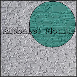 Alphabet Moulds Mulaj Silicon 18 x 18 cm, Decor Masinute (AM0401)