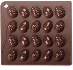 Pavoni Forma Silicon Chocoice Oua decorate, 20 cavitati (CHOCO05)