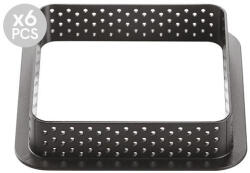 Silikomart Rame Termoplastic Microforate 8 x 8 x H 2 cm, Patrate, Set 6 bucati (52.286.20.0165)