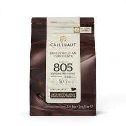 Callebaut Ciocolata Neagra 50.7% Recipe 805, 2.5 kg, Callebaut (805-E4-U71)