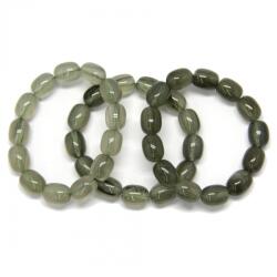  Bratara Aragonit Verde Diametru 62 din Margele Butoias - 14-16 x 12 mm